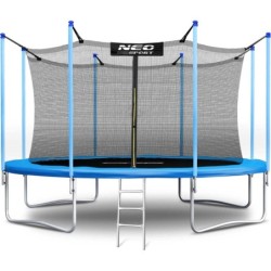 Trampolina ogrodowa 15ft/465cm z siatką wewnętrzną i drabinką - Neo-Sport