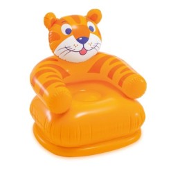 Fotel dmuchany dla dziecka Wesołe Zwierzęta 65 x 64 cm INTEX 68556 tygrys - INTEX