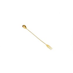 Klasyczna łyżka barmańska, 315 mm, złota - Bar Up