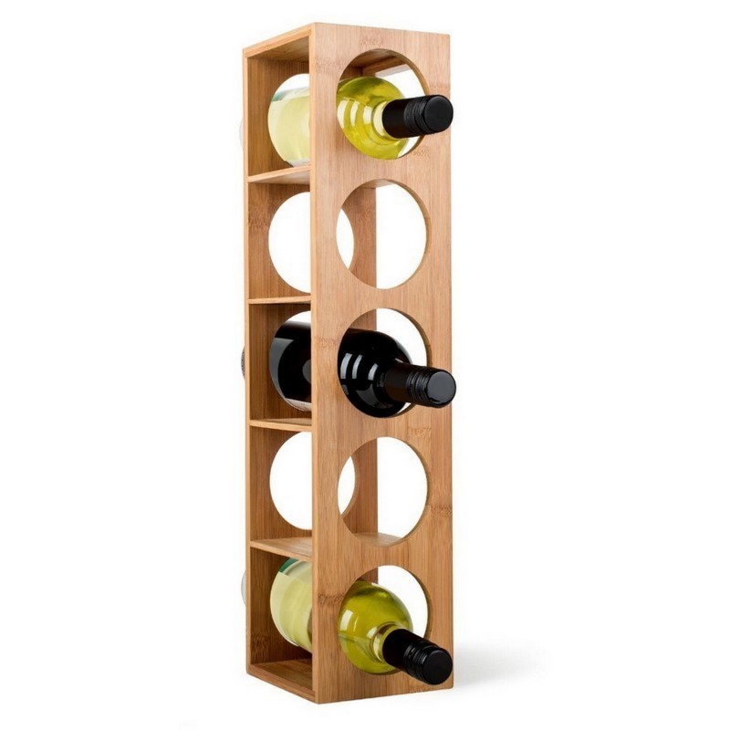 Stojak na wino, 5 butelek 13.5 x 12.5 x 53 cm - Zeller